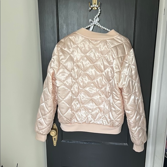 Charlotte Russe Pink Bomber Jacket - Picture 3 of 3